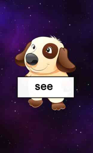 Sightwords - Space Games Word Kindergarten 1