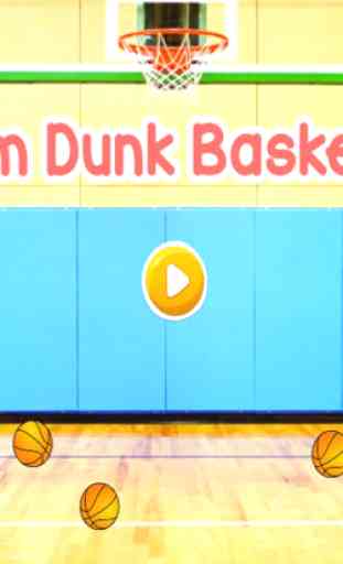 Slam Dunk Basketball - Basketball Tosses Arcade and Free Game 4