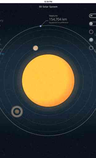 Solar System 3D Simulation Astronomy App for kids 4