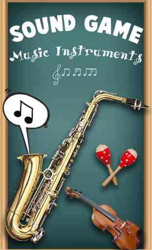 Sound Game Music Instruments Photo for kids and toddlers 1