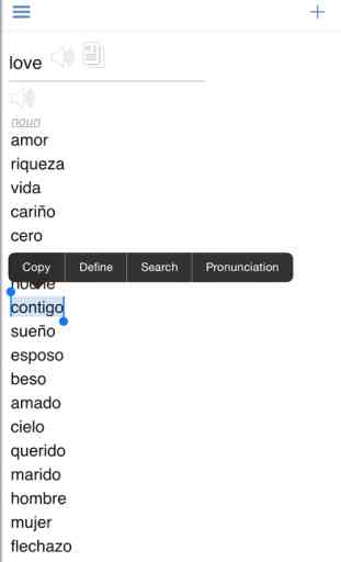 Spanish English Dictionary, Translator & Phrase 3