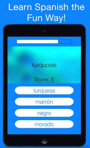 Spanish Games - Learn how to speak flash cards app 4