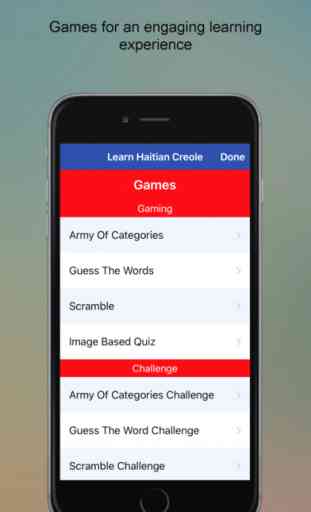 Speak Haitian Creole - with words audios and games 3