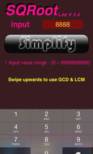 SQRoot Lite (Square Root GCD Prime Numbers 3 in 1) 1