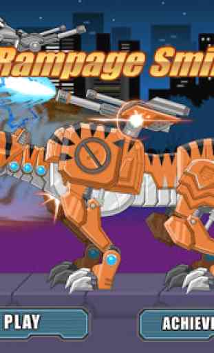 Toy Robot Rampage Smilodon War 1