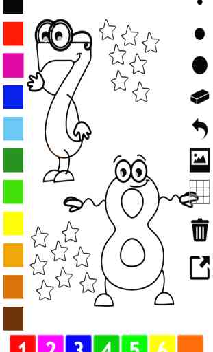 A Numbers Coloring Book for Toddlers: Learn to color and write 1-10 4