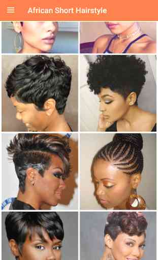 African Short Hairstyle 3
