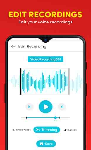 Auto Call, Audio, Sound, Voice Recorder & Editor 4
