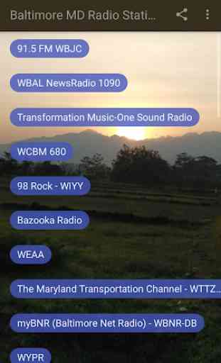 Baltimore MD Radio Stations 1