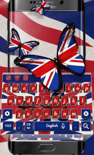 British Flag Keyboard Theme 3