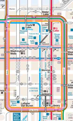 Chicago Rail and Bus Map 2