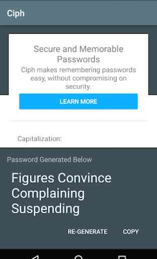 Ciph - Memorable Passwords 4
