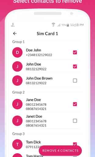 Duplicate Contacts Remover 3