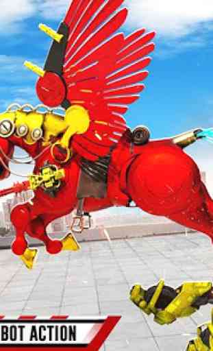 Flying Horse Robot Hero Cowboy Robot Games 1