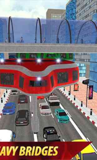Gyroscopic Elevated Transport Bus: Rescue Driving 3