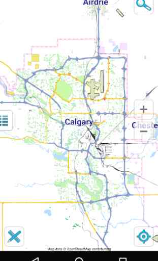 Map of Calgary offline 1