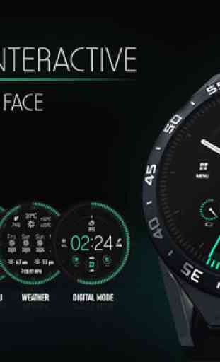 Minimus Watch Face & Clock Live Wallpaper 1