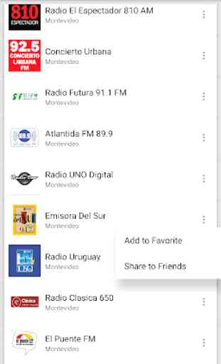 Montevideo Radio Stations - Uruguay 2