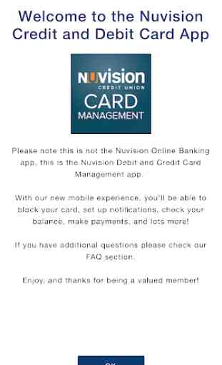 Nuvision Debit and Credit Card Management App 1
