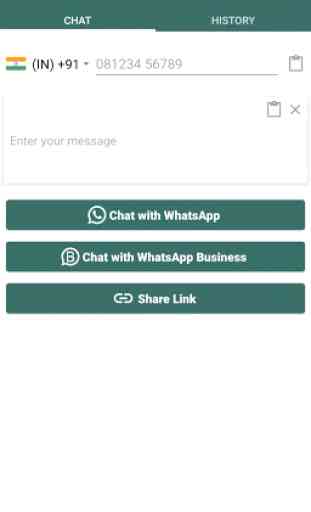 Open Chat for WhatsApp - Click to Chat Direct 1