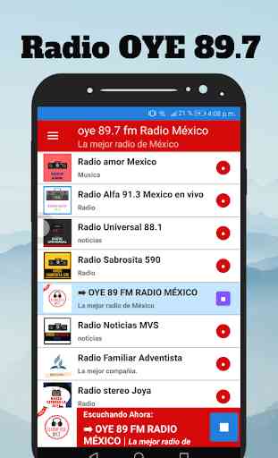 Oye 89.7 fm Radio México 2
