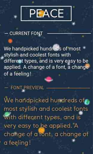 Peace Font for FlipFont , Cool Fonts Text Free 1
