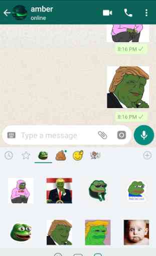 Pepe Frog Stickers for WhatsApp, WAStickerApps 3