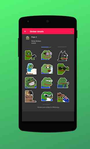 Pepe the Frog Stickers for Whatsapp 2
