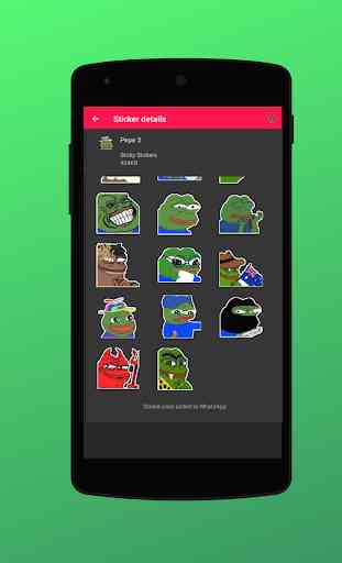 Pepe the Frog Stickers for Whatsapp 3