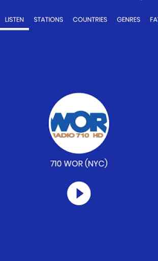 Radio 710 WOR AM NYC 1
