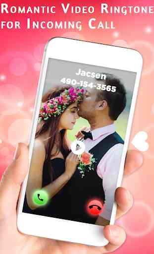 Romantic Video Ringtone for Incoming Call 1