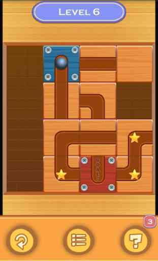 Unroll Me - Roll the ball - Sliding Puzzle Game 2
