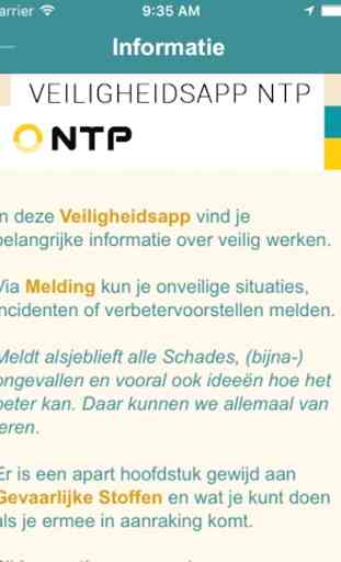 Veiligheidsapp NTP 2