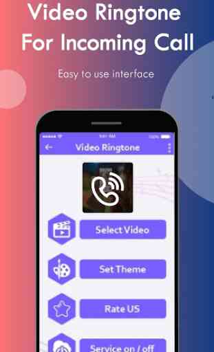 Video Ringtone for Incoming Call: Video Caller ID 1
