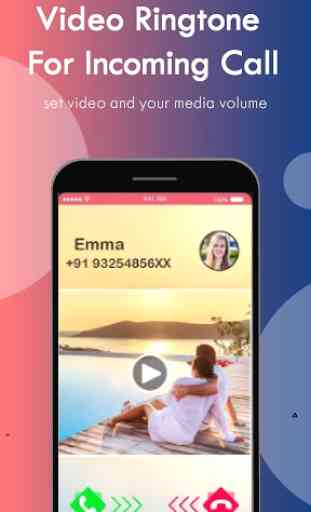 Video Ringtone for Incoming Call: Video Caller ID 2