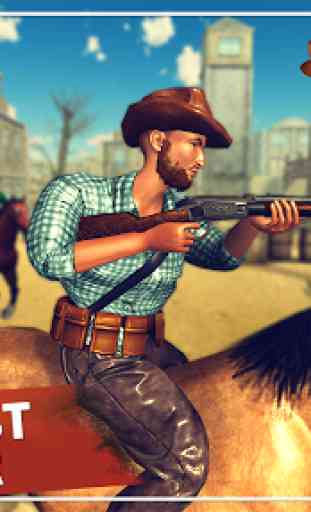 Western Cowboy Action Adventure: Street Gun Fire 1