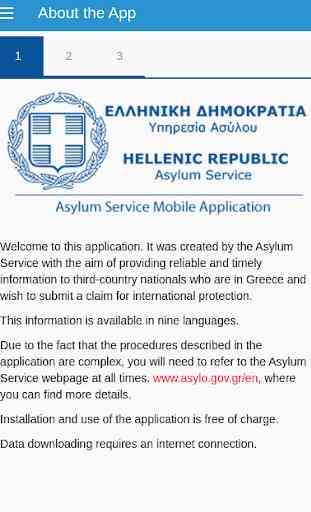 Asylum Service Application 2
