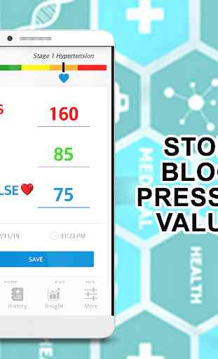 Blood Pressure App : BP Tracker Info Checker Diary 1