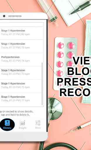 Blood Pressure App : BP Tracker Info Checker Diary 3