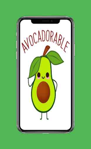 Cute Avocado Wallpaper HD 1