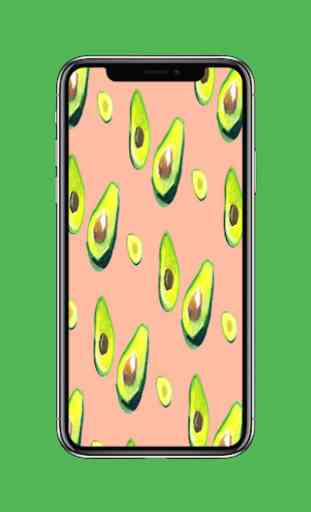 Cute Avocado Wallpaper HD 3
