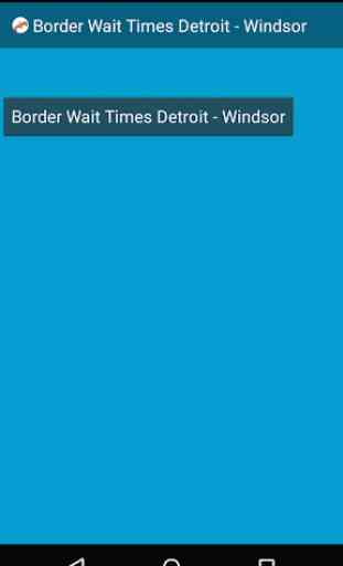 Detroit Windsor Ambassador Bridge Border Wait Time 1