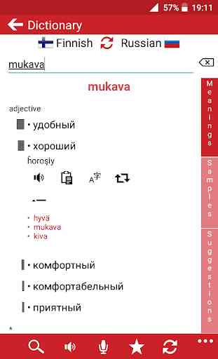 Finnish - Russian : Dictionary & Education 2