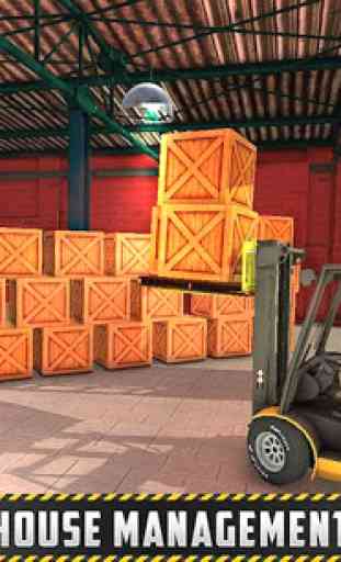 Forklift Simulator Cargo Transport Driving Games 3