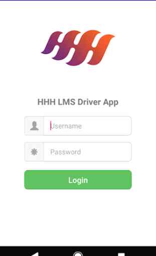 HHH LMS - Logistics Management System  Driver App 1