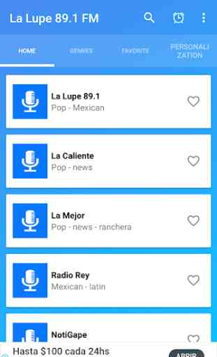 La lupe 89.1 fm App Mexico free listen Online 3