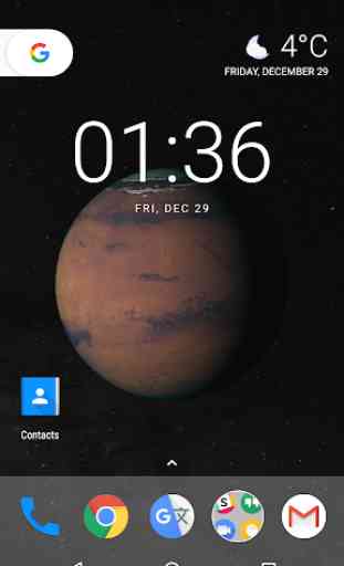 Mars Rotating Live Wallpaper 1