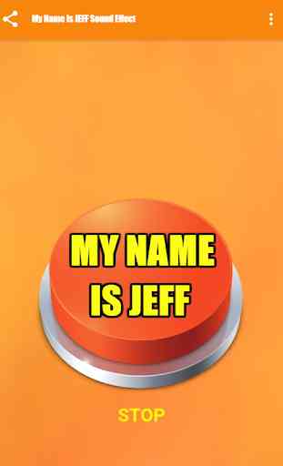 My Name Is JEFF Sound Button 1