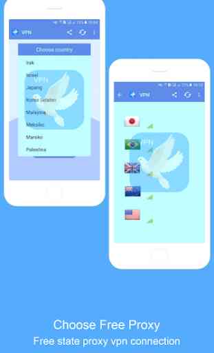 Pigeons VPN Free Country Proxy Connection 2
