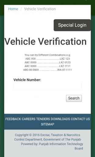 Vehicle Registration Information 2